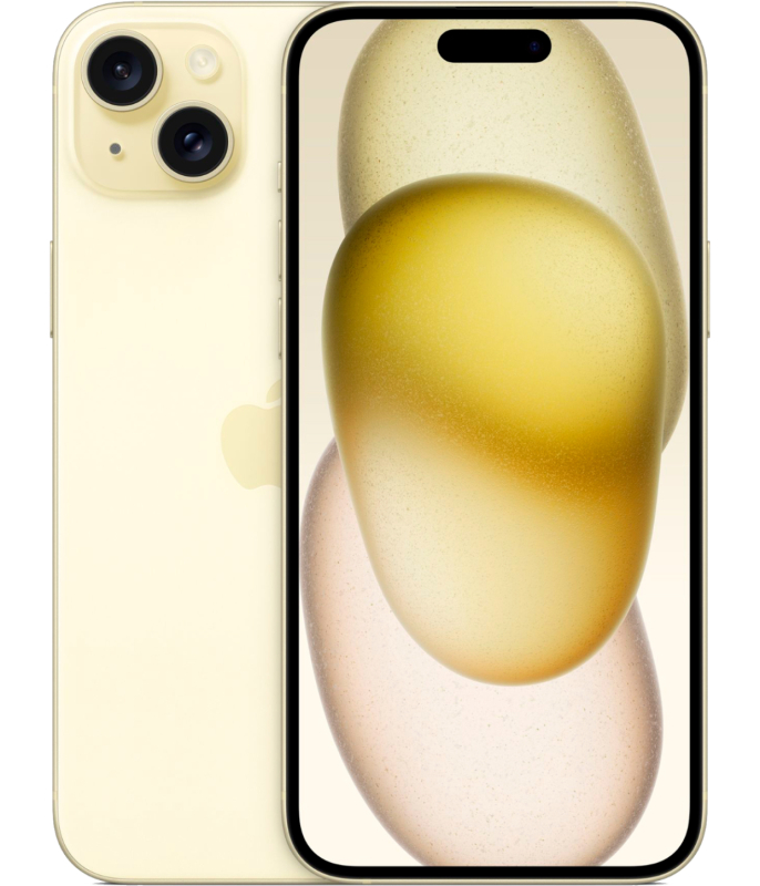 Смартфон Apple iPhone 15 Plus 512 ГБ, Yellow (nano-SIM + eSIM)