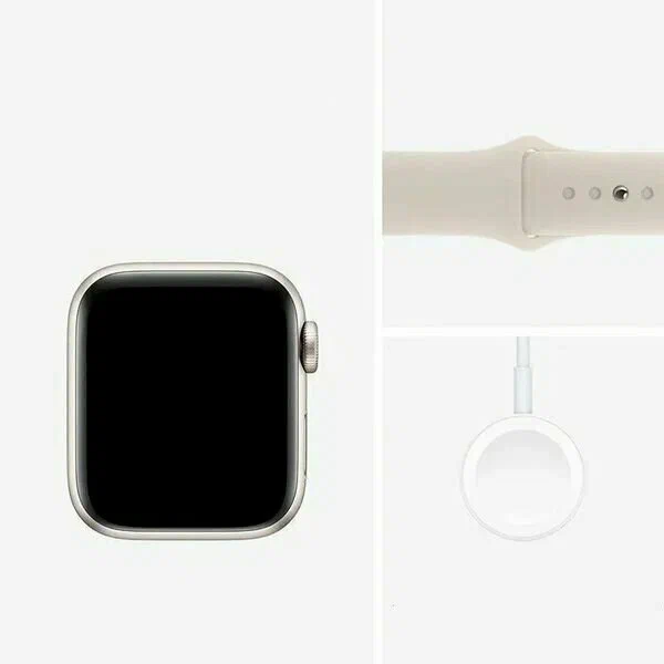 умные часы apple watch se 2 (2024) 44 s/m starlight sport band умные часы apple watch se 2 (2024) 44 s/m starlight sport band