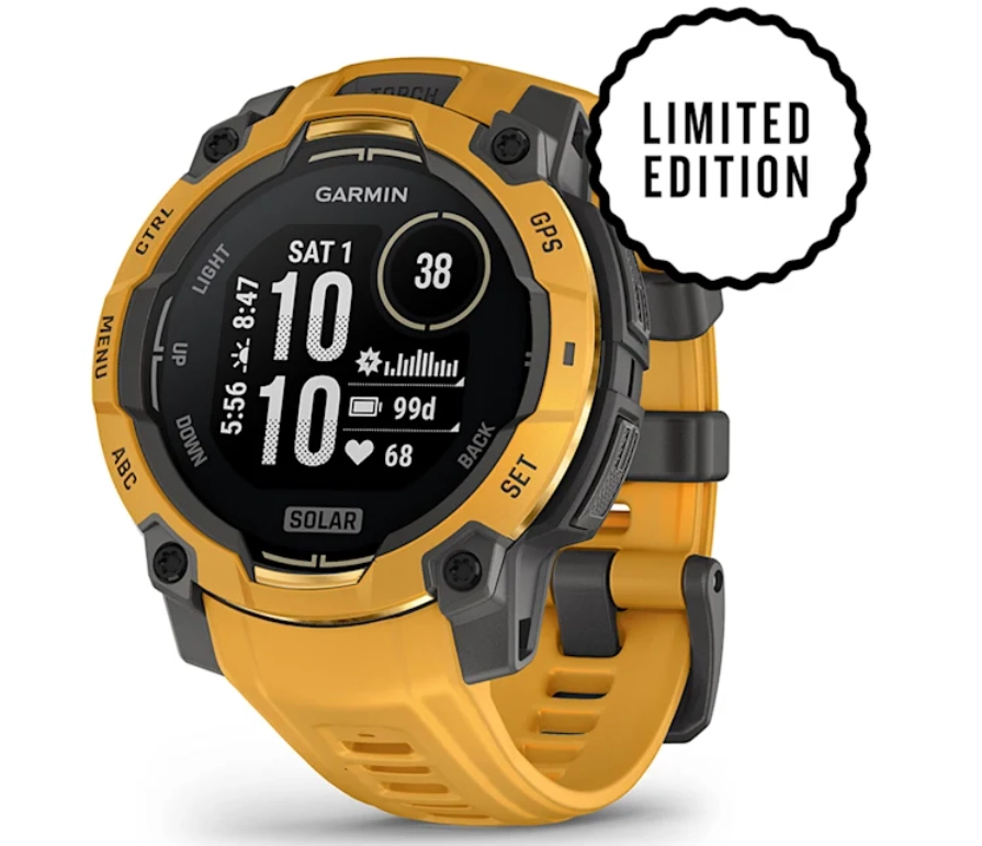 Умные часы Watch Garmin Instinct 3 45 Solar Sunburst with Sunburst/Gray Band 010-02934-02 Умные часы Watch Garmin Instinct 3 45 Solar Sunburst with Sunburst/Gray Band 010-02934-02