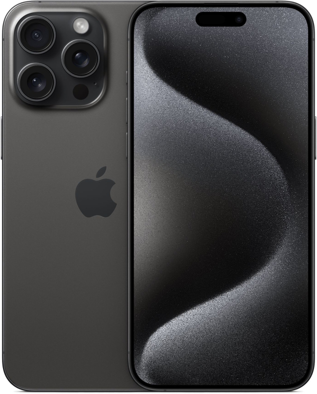 Смартфон Apple iPhone 15 Pro Max 512GB nano SIM + eSIM черный титан