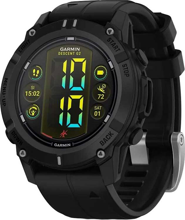 Умные часы Watch Garmin Descent G2, Black With Black Band 010-02986-00 Умные часы Watch Garmin Descent G2, Black With Black Band 010-02986-00