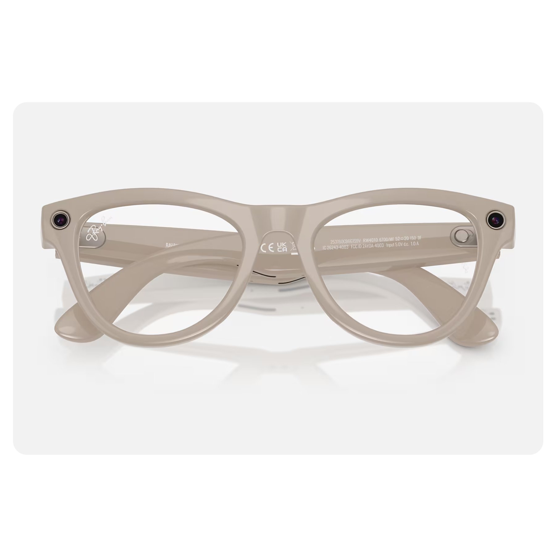 умные очки ray-ban meta skyler, rw4010 shiny chalky grey/sapphire transitions умные очки ray-ban meta skyler, rw4010 shiny chalky grey/sapphire transitions