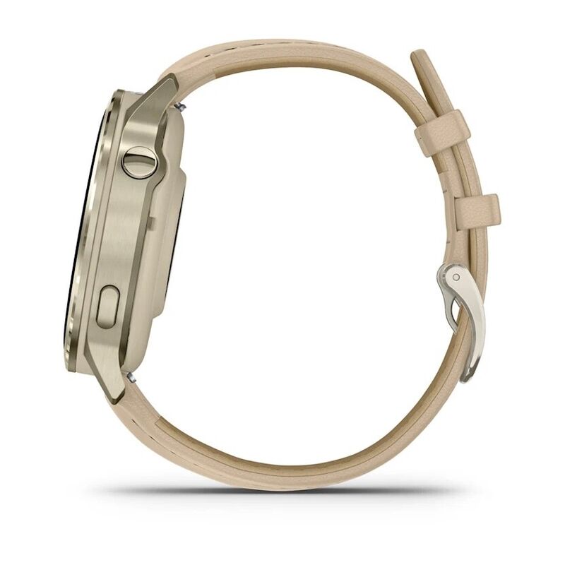 умные часы watch garmin venu 4 41 mm lunar gold leather 010-03013-00 умные часы watch garmin venu 4 41 mm lunar gold leather 010-03013-00