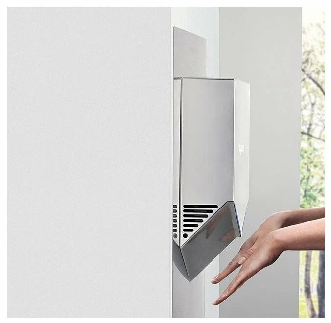 электрическая сушилка для рук dyson airblade hu02 nickel электрическая сушилка для рук dyson airblade hu02 nickel