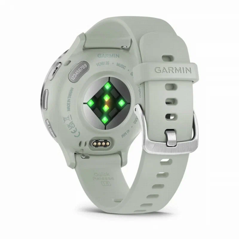 умные часы watch garmin venu 3s silver stainless sage grey 010-02785-51 умные часы watch garmin venu 3s silver stainless sage grey 010-02785-51