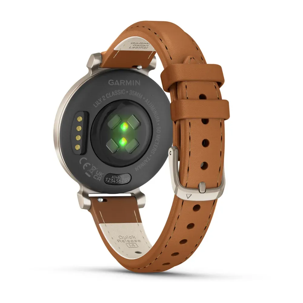 умные часы garmin lily 2 classic cream gold tan leather band 010-02839-02 умные часы garmin lily 2 classic cream gold tan leather band 010-02839-02