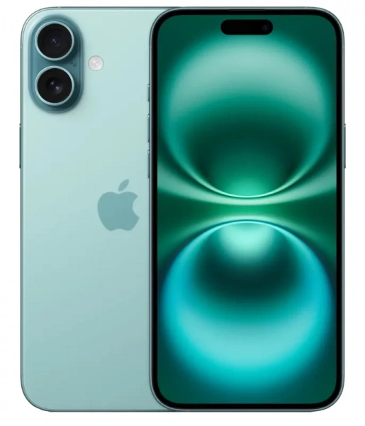 Смартфон Apple iPhone 16 128 ГБ, Teal (nano-SIM + eSIM)