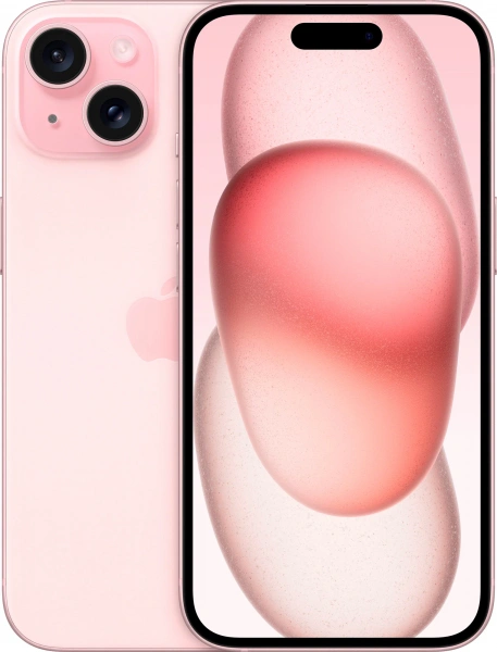 Смартфон Apple iPhone 15 512 ГБ, Pink (nano-SIM + eSIM)
