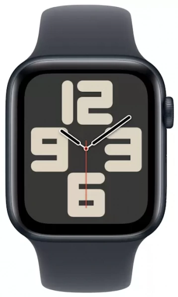 умные часы apple watch se (2024) 44 m/l midnight sport band