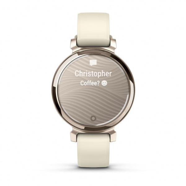 умные часы garmin lily 2 cream gold/coconut silicone band 010-02839-00