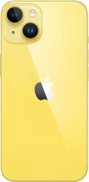 смартфон iphone 14 128 гб yellow (nano-sim + esim)