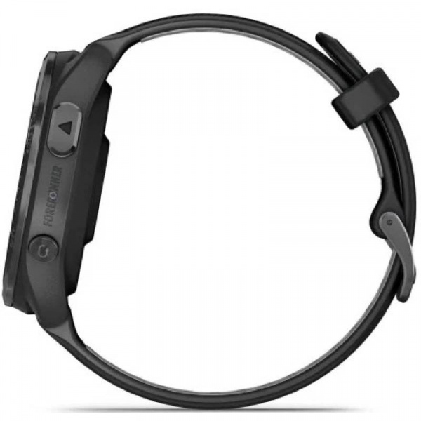 умные часы watch garmin forerunner 965 black/powder gray band 010-02809-10