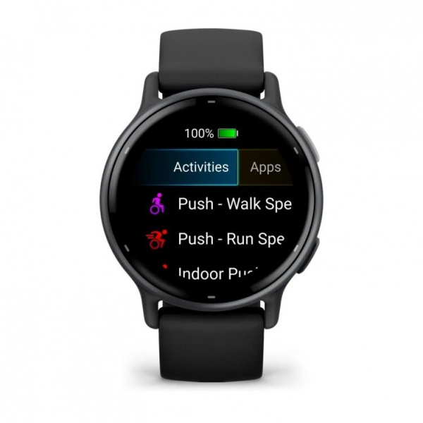 умные часы watch garmin vivoactive 5 slate black 010-02862-5a