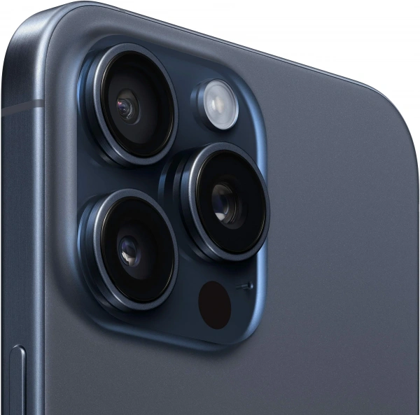 смартфон apple iphone 15 pro max 256 гб, blue titanium  (nano-sim + nano-sim)