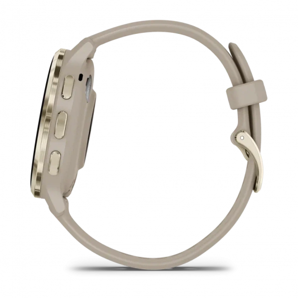 умные часы watch garmin venu 3s french gray leather band 010-02785-55
